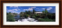 Imax Theater with Spokane Falls, Spokane, Washington State, USA Fine Art Print