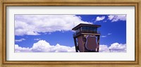 High section view of railroad tower, Cheyenne, Wyoming, USA Fine Art Print