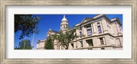 Low angle view of a government building, Wyoming State Capitol, Cheyenne, Wyoming, USA Fine Art Print