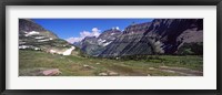 Mountains on a landscape, US Glacier National Park, Montana, USA Fine Art Print