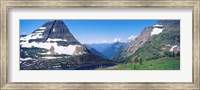 Bearhat Mountain and Hidden Lake, US Glacier National Park, Montana, USA Fine Art Print