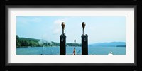 View from the Minne Ha Ha Steamboat, Lake George, New York State, USA Fine Art Print