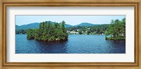 Wooded island, Lake George, New York State, USA Fine Art Print