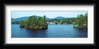 Wooded island, Lake George, New York State, USA Fine Art Print