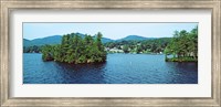 Wooded island, Lake George, New York State, USA Fine Art Print