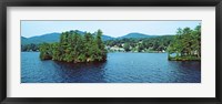 Wooded island, Lake George, New York State, USA Fine Art Print