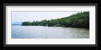 View from a boat, Lake George, New York State, USA Fine Art Print