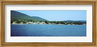 View of a dock, Lake George, New York State, USA Fine Art Print