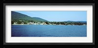 View of a dock, Lake George, New York State, USA Fine Art Print
