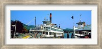 Minne Ha Ha Steamboat at dock, Lake George, New York State, USA Fine Art Print