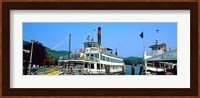 Minne Ha Ha Steamboat at dock, Lake George, New York State, USA Fine Art Print