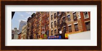 Buildings in a street, Mott Street, Chinatown, Manhattan, New York City, New York State Fine Art Print