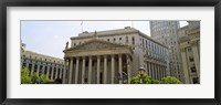 Facade of a government building, US Federal Court, New York City, New York State, USA Fine Art Print