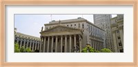 Facade of a government building, US Federal Court, New York City, New York State, USA Fine Art Print
