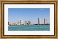 Miami Skyline from a Distance, Florida, USA 2013 Fine Art Print