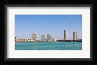Miami Skyline from a Distance, Florida, USA 2013 Fine Art Print