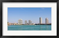 Miami Skyline from a Distance, Florida, USA 2013 Fine Art Print