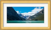 Lake Louise with Canadian Rockies in the background, Banff National Park, Alberta, Canada Fine Art Print