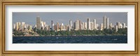 Skyscrapers at the waterfront, Salvador, Brazil Fine Art Print