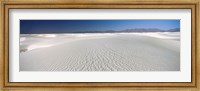 White Sands with Mountains in the Distance, New Mexico Fine Art Print