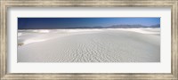 White Sands with Mountains in the Distance, New Mexico Fine Art Print