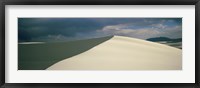 Hill of White Sands with Stormy Skies Fine Art Print
