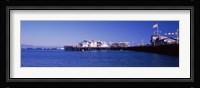 Harbor and Stearns Wharf, Santa Barbara, California Fine Art Print