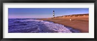 Lighthouse on the beach, Cape Hatteras, North Carolina, USA Fine Art Print