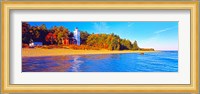 Forty Mile Point Lighthouse on the beach, Michigan, USA Fine Art Print