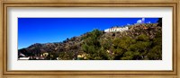Low angle view of Hollywood Sign, Hollywood Hills, Hollywood, Los Angeles, California, USA Fine Art Print