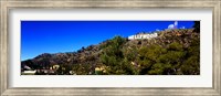 Low angle view of Hollywood Sign, Hollywood Hills, Hollywood, Los Angeles, California, USA Fine Art Print