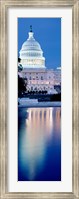 Capitol Building Reflecting in the Water, Washington DC Fine Art Print