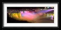 Niagara Falls at night, Niagara River, Niagara County, New York State Fine Art Print