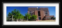Facade of a government building, Pete V.Domenici United States Courthouse, Albuquerque, New Mexico, USA Fine Art Print