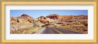 Road passing through the Valley of Fire State Park, Nevada, USA Fine Art Print