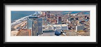 Aerial view of a city, Atlantic City, New Jersey, USA Fine Art Print