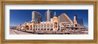 Trump's Taj Mahal Casino along the Boardwalk, Atlantic City, New Jersey, USA Fine Art Print