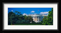 Facade of a government building, White House, Washington DC Fine Art Print