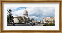Government building in a city, El Capitolio, Havana, Cuba Fine Art Print