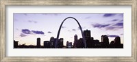 Gateway Arch with city skyline, St. Louis, Missouri Fine Art Print