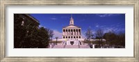 Government building in a city, Tennessee State Capitol, Nashville, Davidson County, Tennessee, USA Fine Art Print