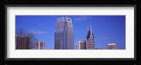 Pinnacle at Symphony Place and BellSouth Building at downtown Nashville, Tennessee Fine Art Print