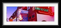 Neon signs on building, Nashville, Tennessee, USA Fine Art Print
