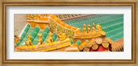 Architectural detail of the roof of a temple, Kwan Im Thong Hood Cho Temple, Singapore Fine Art Print