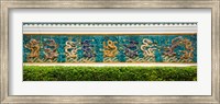 Dragon frieze outside a building, Singapore Chinese Chamber of Commerce and Industry, Singapore Fine Art Print