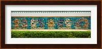 Dragon frieze outside a building, Singapore Chinese Chamber of Commerce and Industry, Singapore Fine Art Print