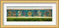 Dragon frieze outside a building, Singapore Chinese Chamber of Commerce and Industry, Singapore Fine Art Print