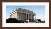 Facade of the Lincoln Memorial, The Mall, Washington DC, USA Fine Art Print