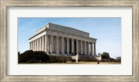 Facade of the Lincoln Memorial, The Mall, Washington DC, USA Fine Art Print