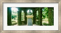 Memorial statue in the house of cedar, Jardim Botanico, Zona Sul, Rio de Janeiro, Brazil Fine Art Print